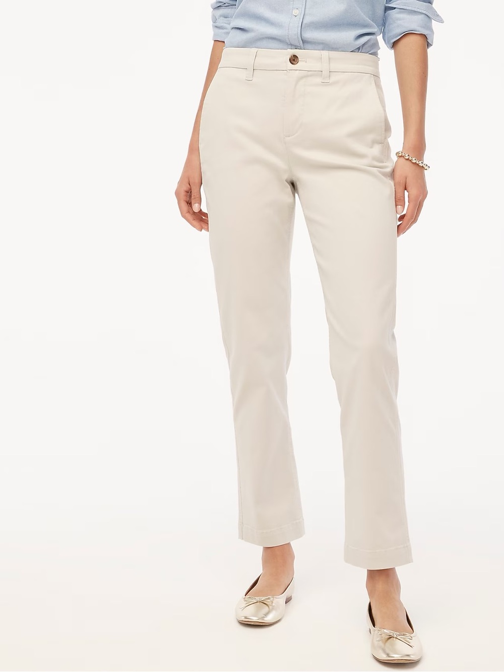 Jcrew High Rise Girlfriend Chino
